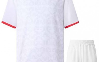 Maillots domicile et extérieur de l'équipe nationale tunisienne pour la Coupe du Monde 2026
